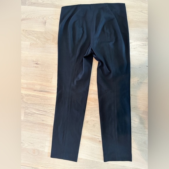Vince back seam ponte legging pull on skinny pant cropped size large - Picture 2 of 8